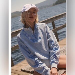 Free People Valley Girl Pullover in Blue size XS EUC